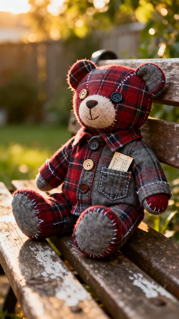 cherished flannel memory bear