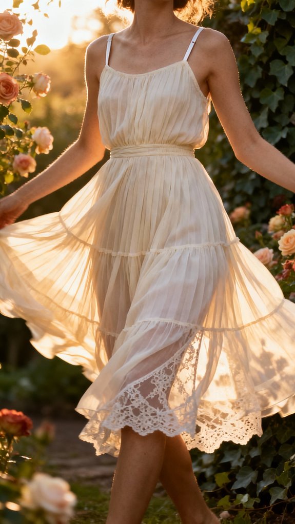 chiffon babydoll dress techniques