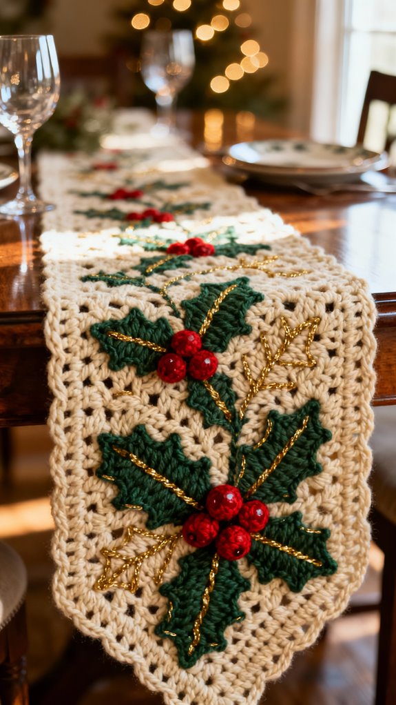 christmas table runner design