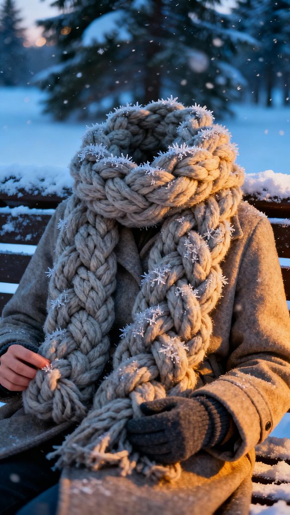 chunky scarf quick project