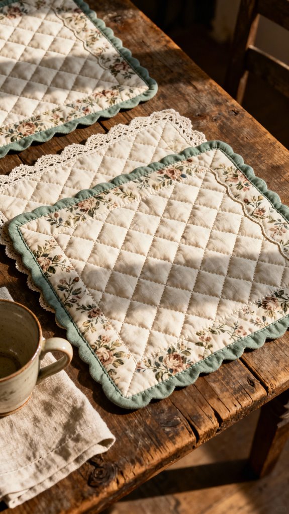 classic quilted placemats project