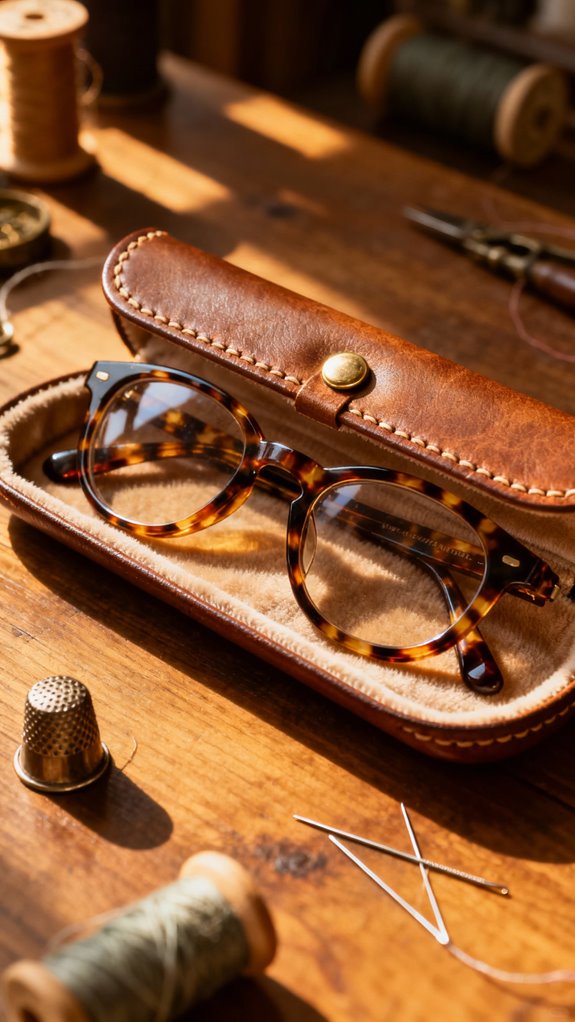 classic slim eyeglass case