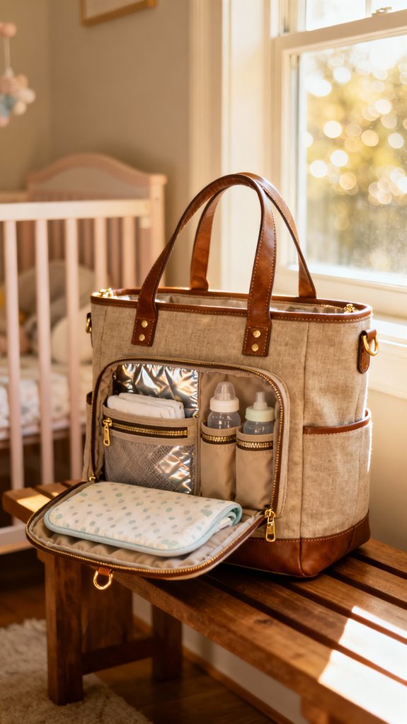 classic tote diaper bag