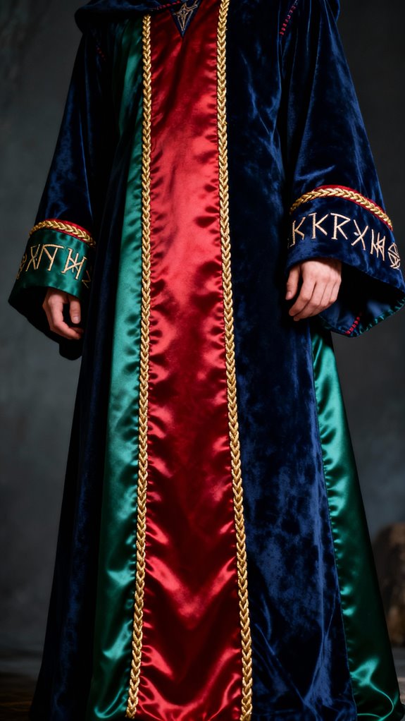color blocked robe construction tips