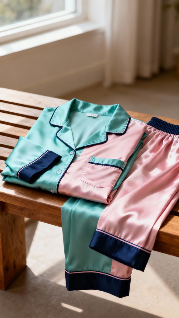 color blocked sleepwear design