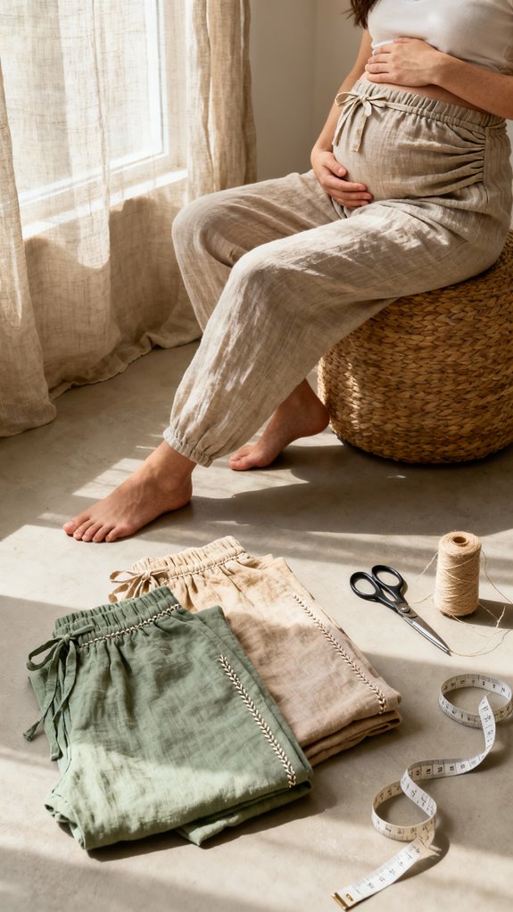 comfortable adjustable maternity pants