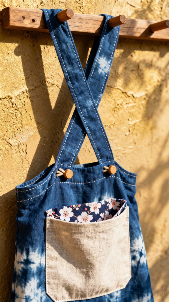 comfortable cross back apron design