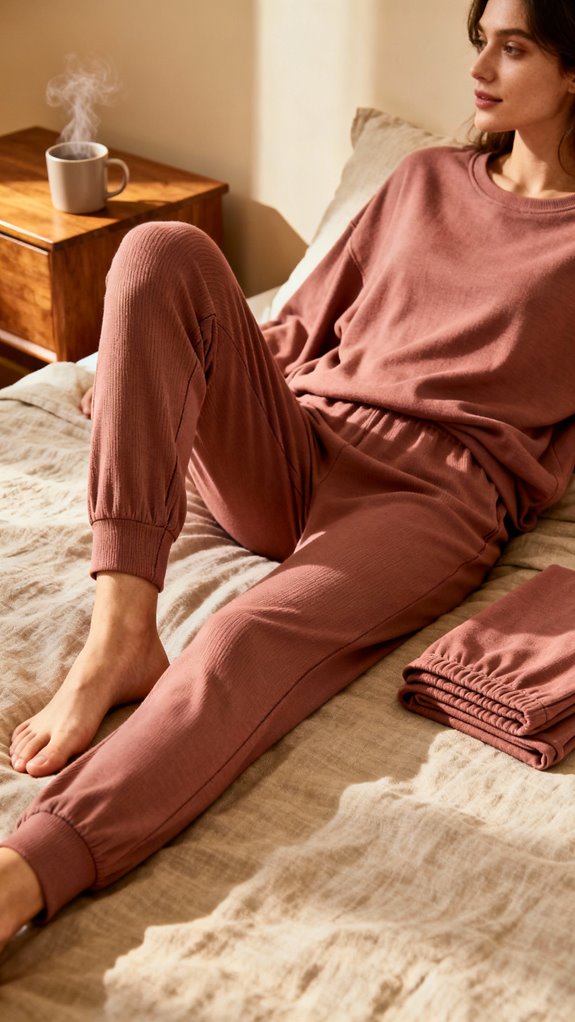 comfortable stretchy lounge set