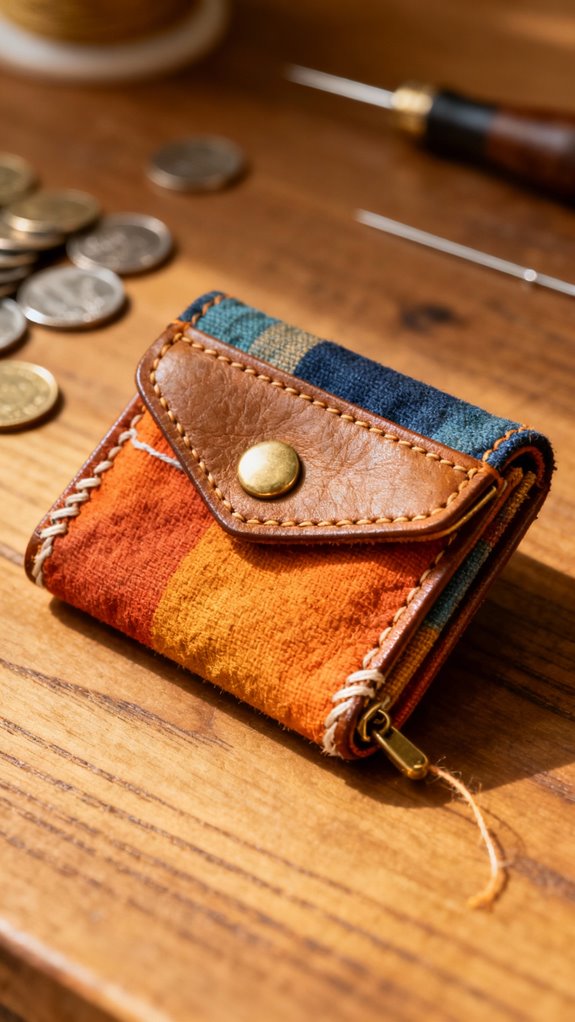 compact sustainable coin purse