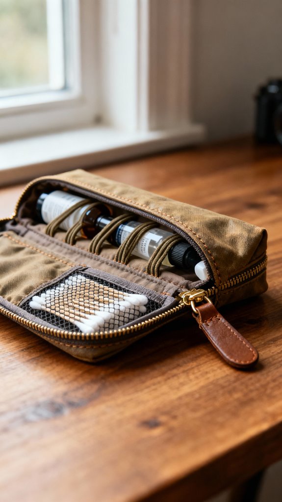 compact toiletry organizer design