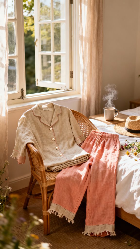 cool comfortable linen pajamas