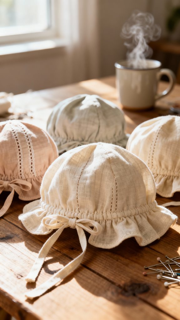 cotton bonnets for comfort