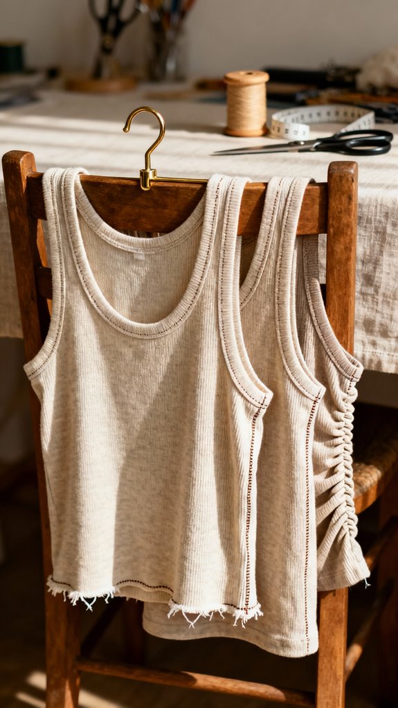 cotton jersey tank top