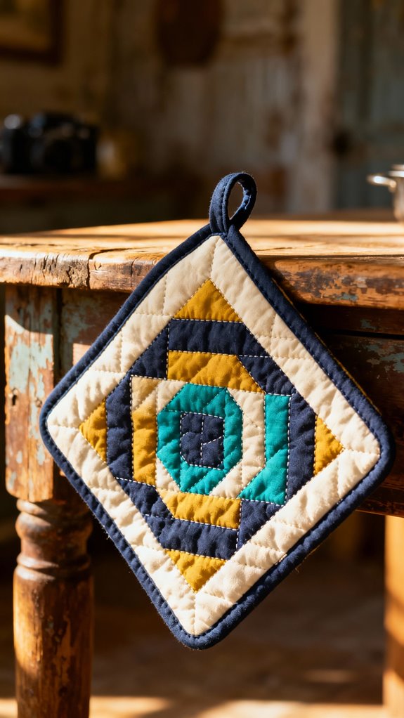 courthouse steps pot holder