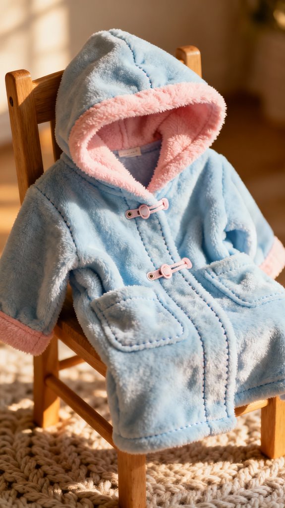 cozy fleece robe instructions