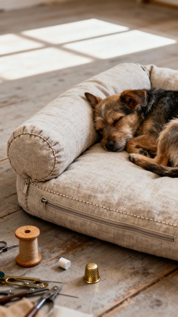 cozy orthopedic bolster bed