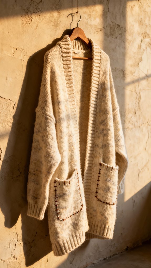 cozy oversized cardigan sewing