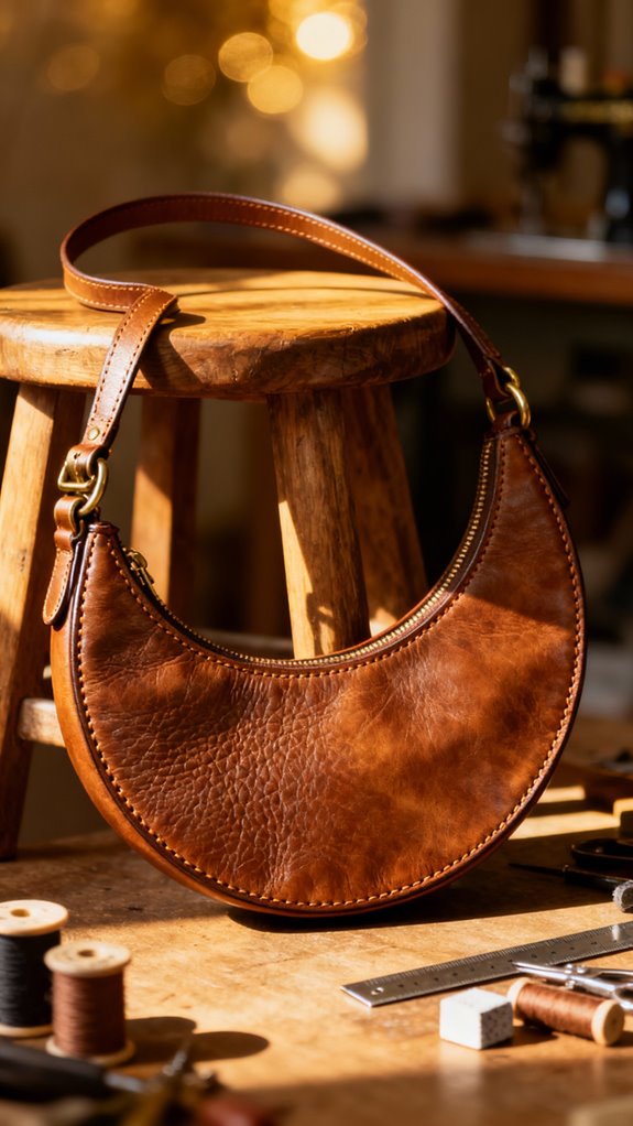 crescent moon crossbody bag