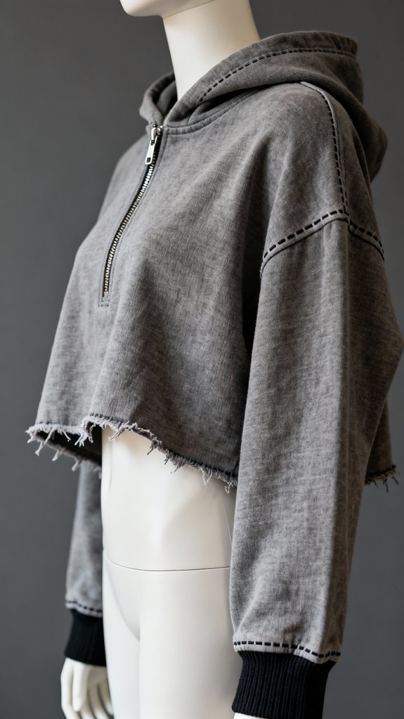 cropped hoodies for versatility