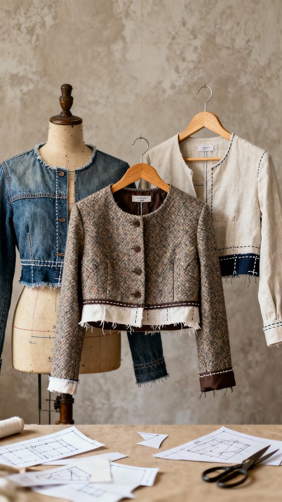 cropped jacket pattern adjustments