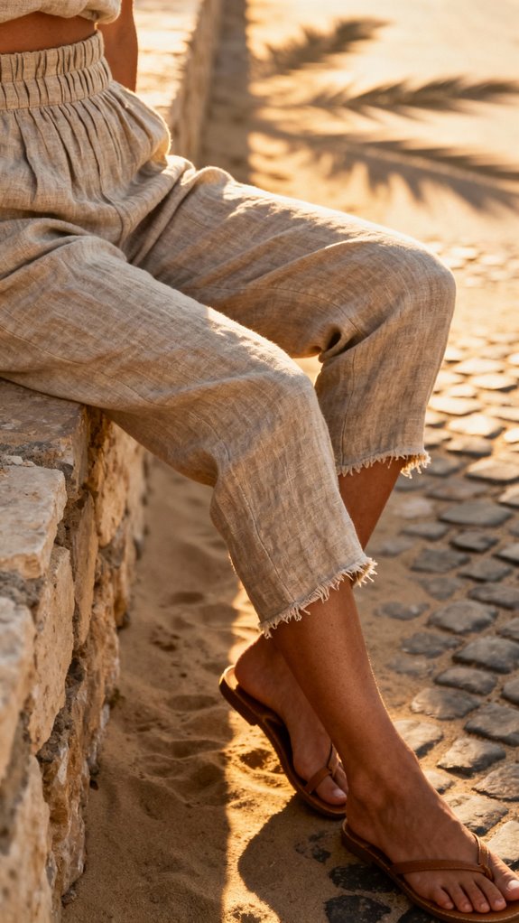 cropped linen pants sewing guide