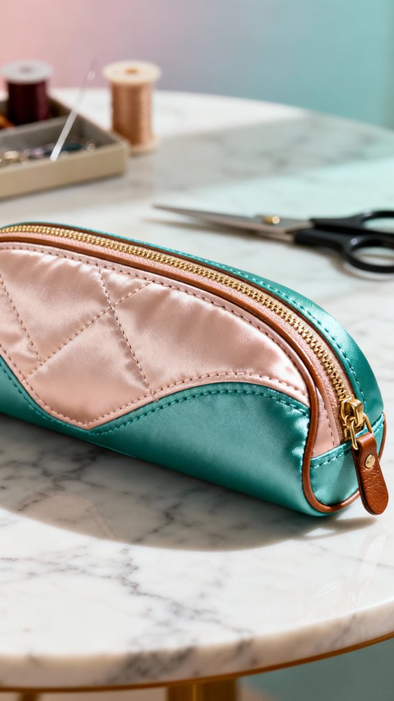 curved edge glasses case design