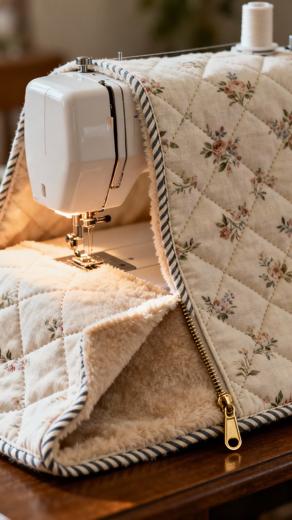 cushioned sewing machine cover