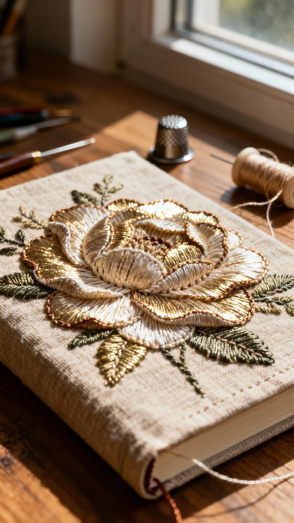 custom embroidered book covers
