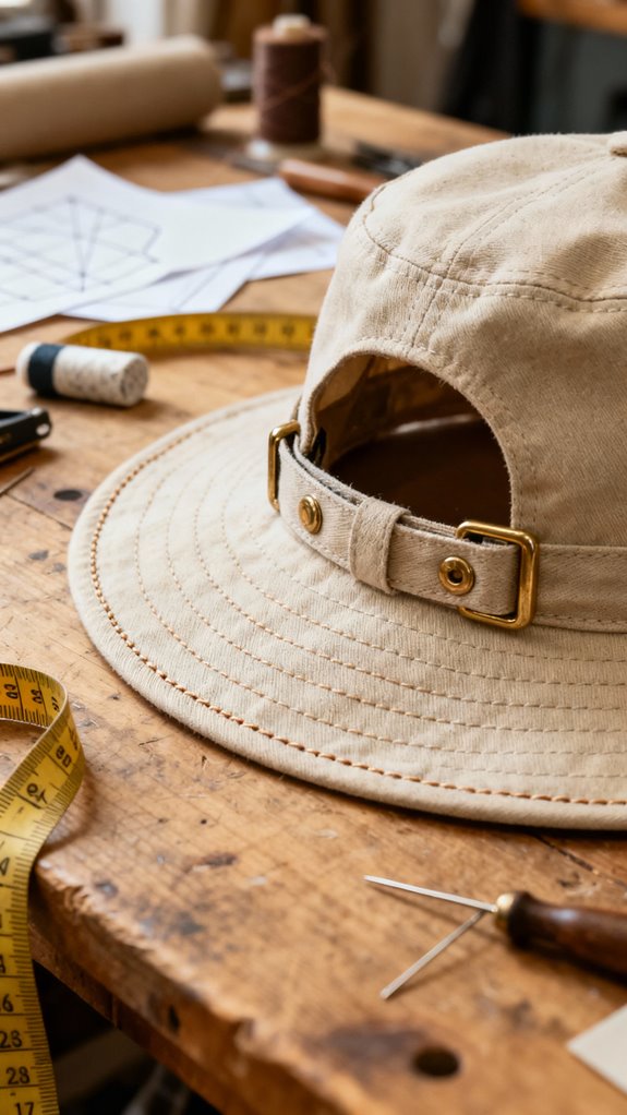 custom fit canvas hats