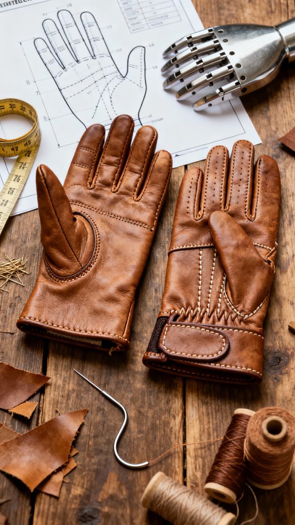 custom glove measurement technique