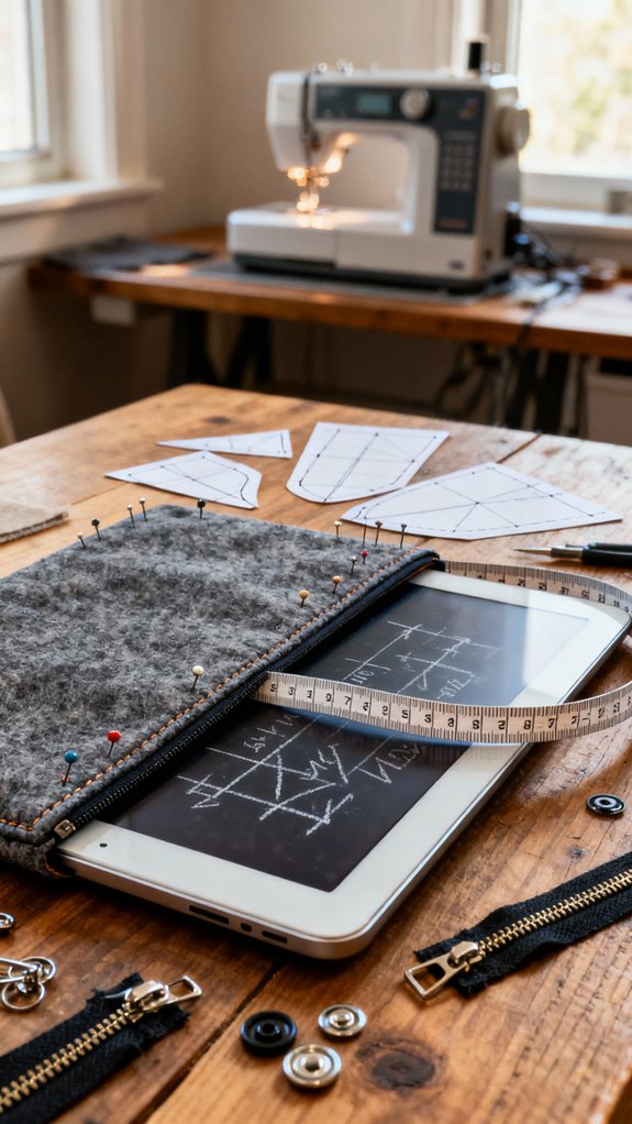 custom laptop sleeve measurements