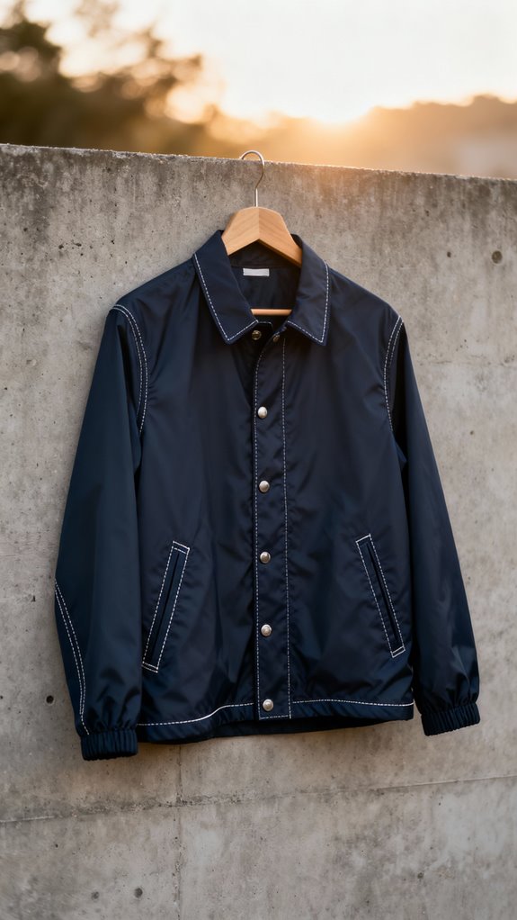 custom lightweight coach jacket