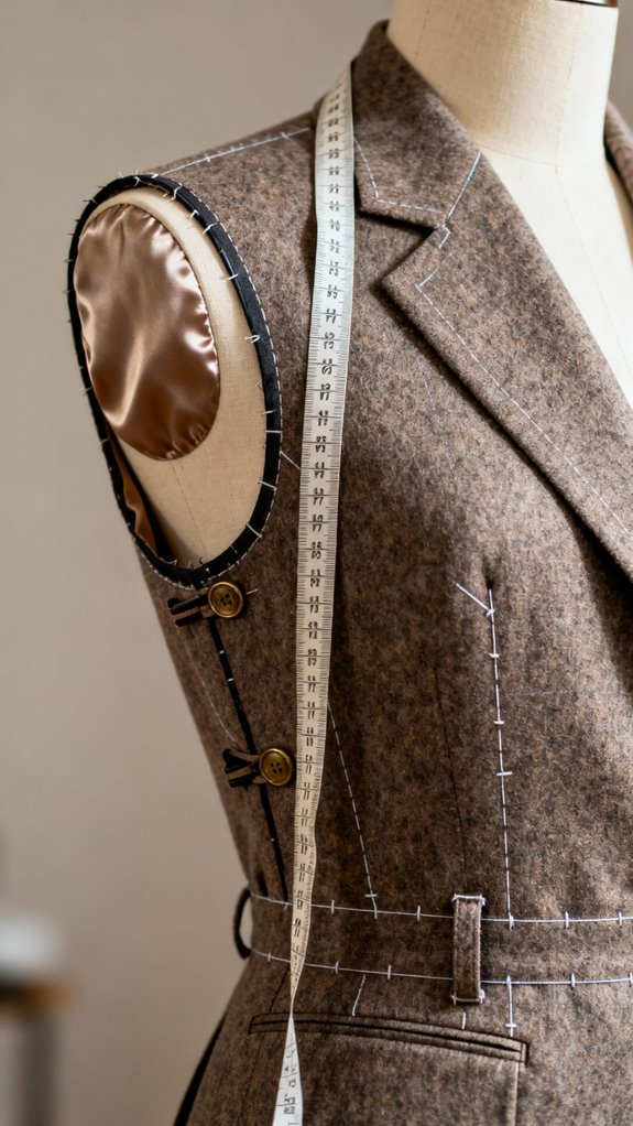 custom vest sewing process