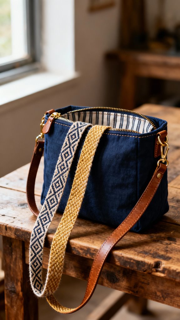 customizable boxy shoulder bag