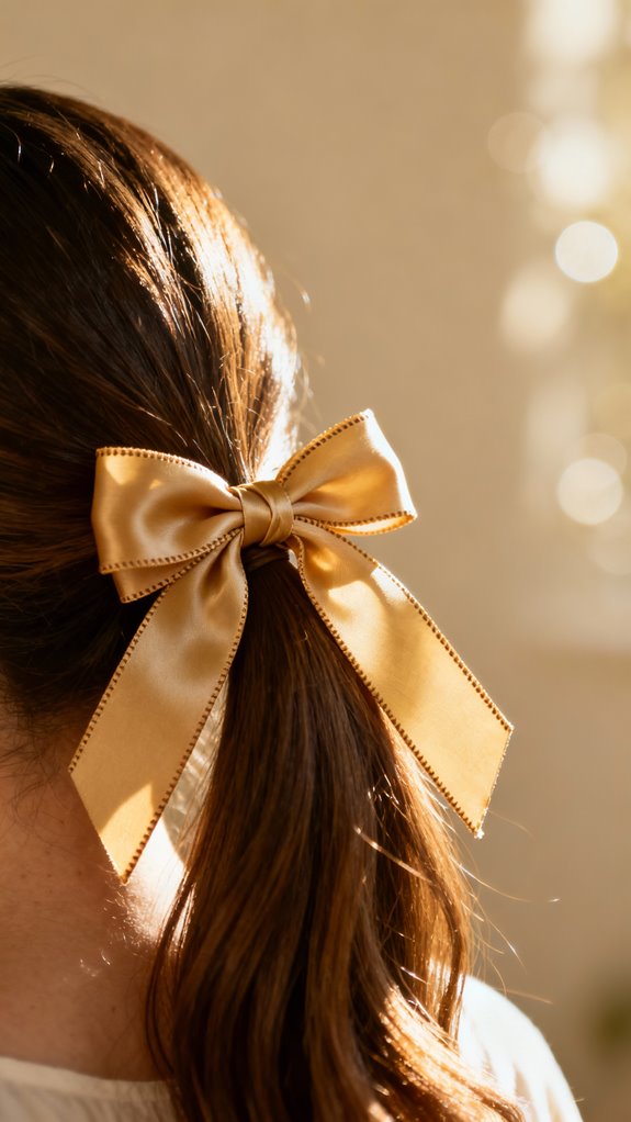 customizable double tailed hair bows