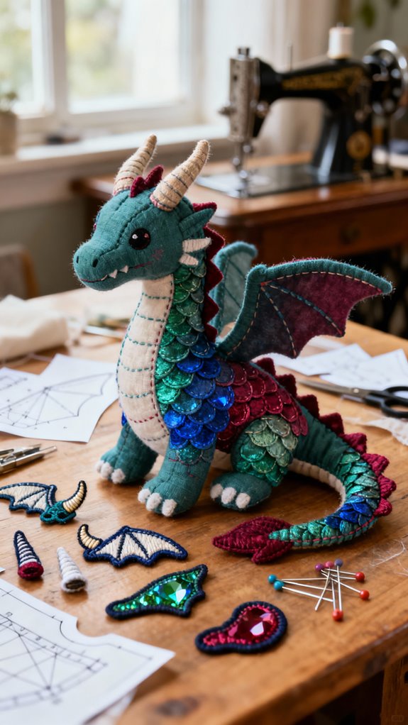customizable dragon accessory patterns