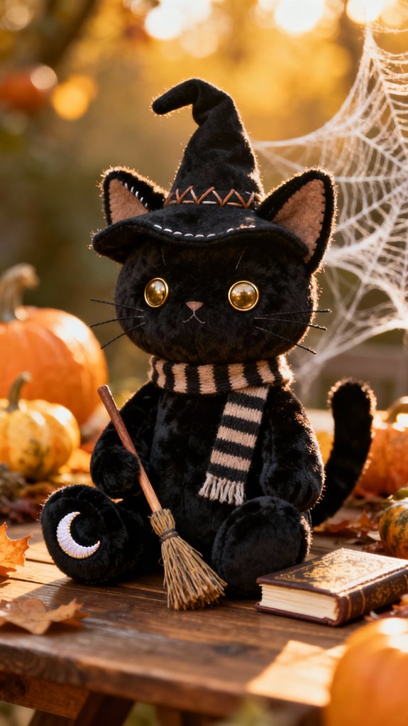customizable halloween witch kitty