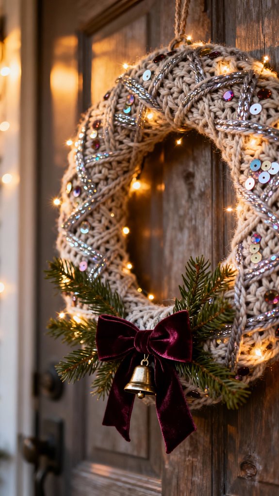 customizable quick crochet wreath