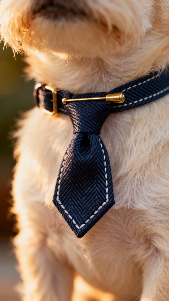 dapper dog necktie sewing