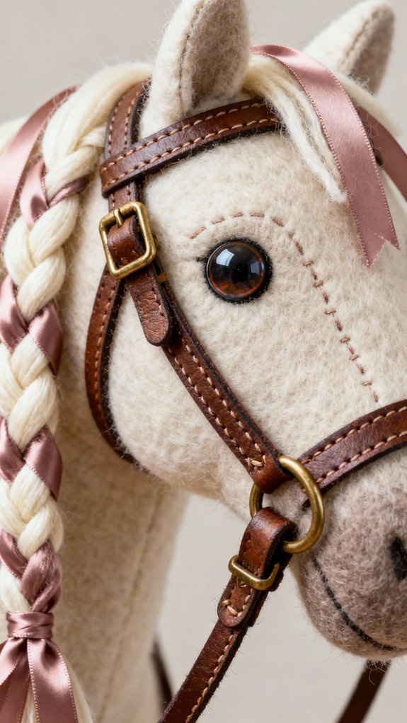 decorative hobby horse bridle