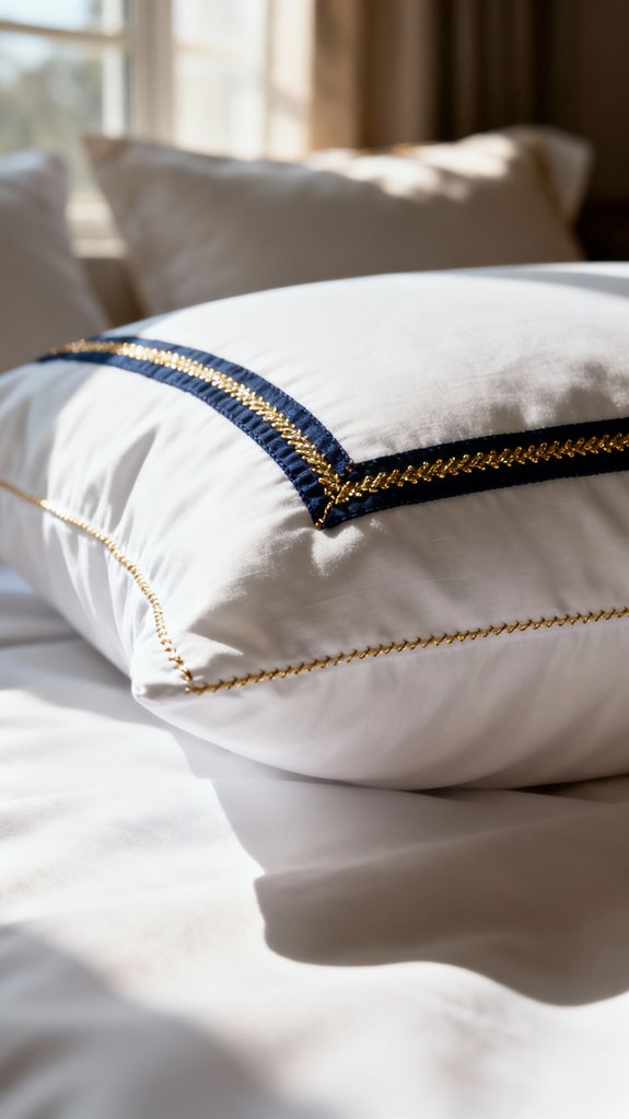 decorative trim pillowcase technique
