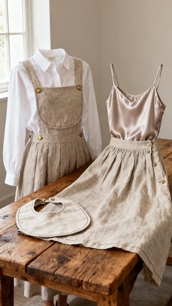 detachable bib pinafore versatility