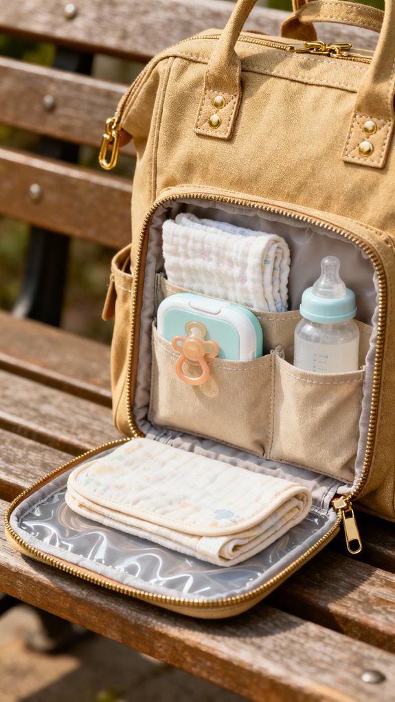 detachable waterproof changing mat