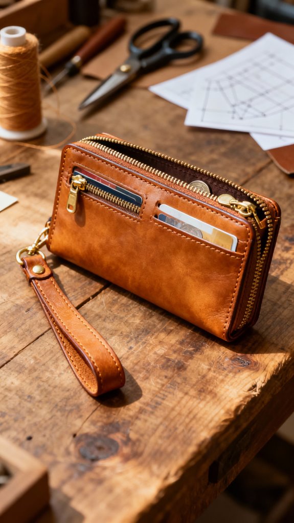 detachable wristlet strap design