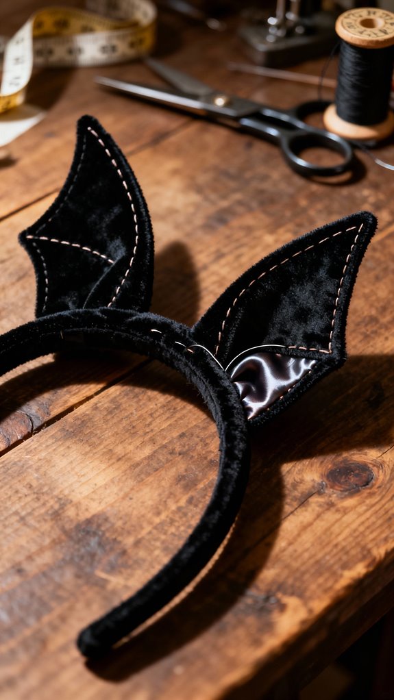 diy bat ear headband