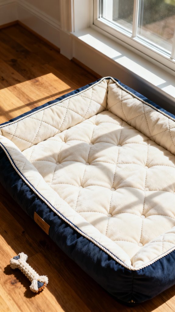diy rectangular dog bed