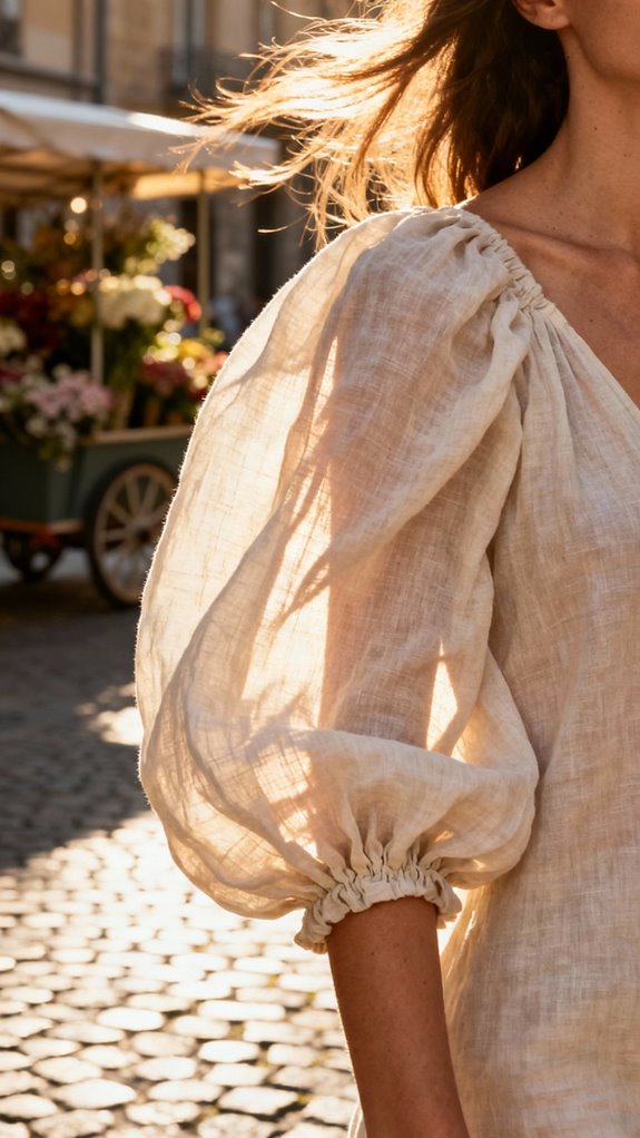 dramatic balloon sleeve blouses
