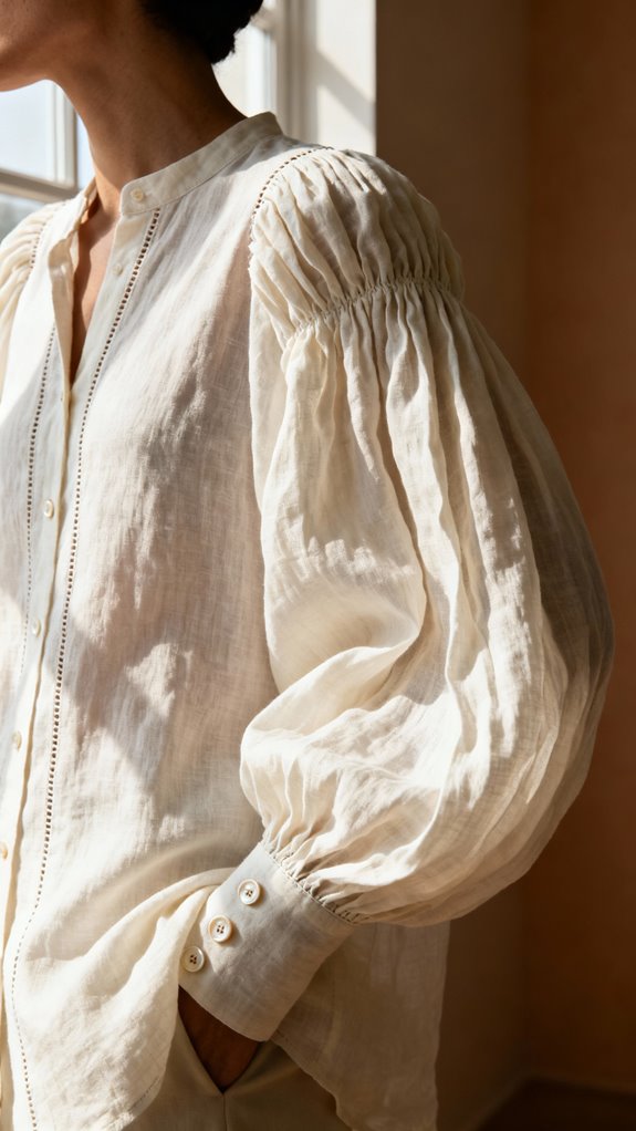dramatic lantern sleeve design