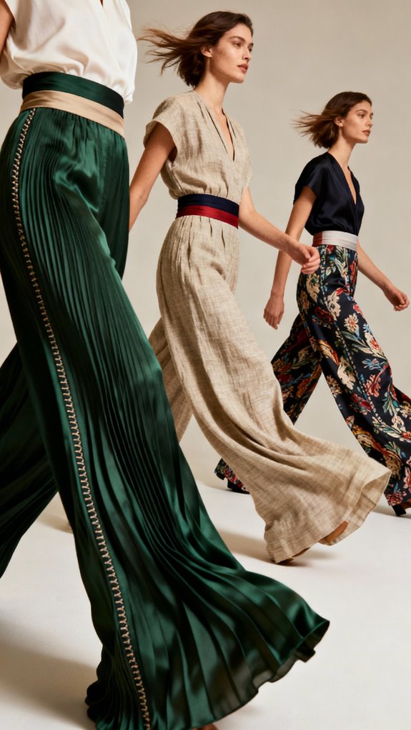 dramatic wide leg palazzo pants
