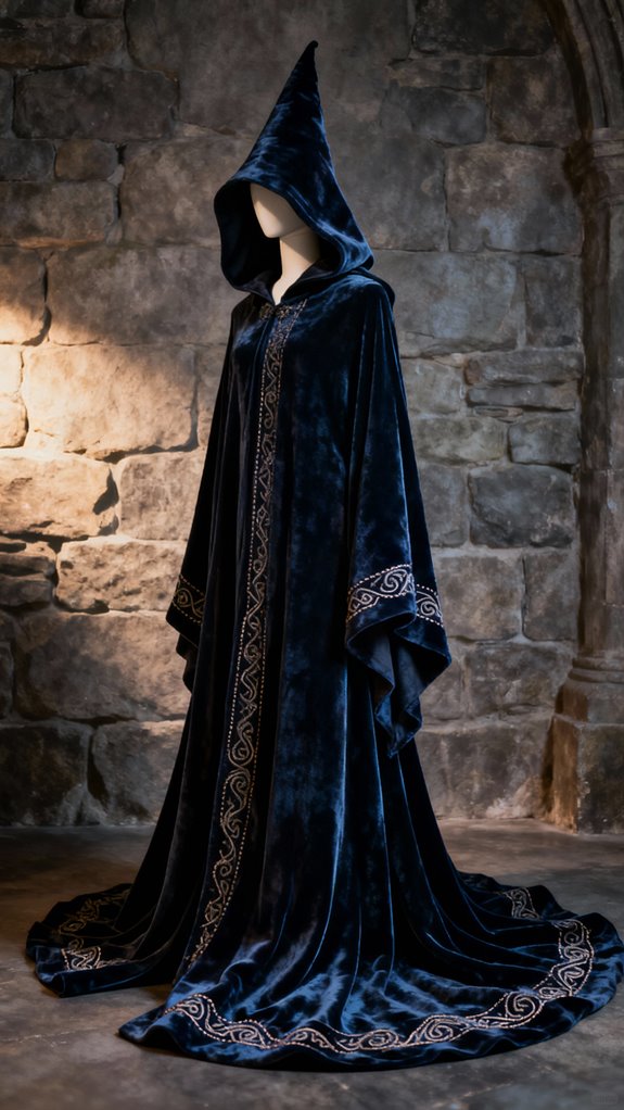 dramatic wizard cloak construction